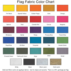 Two Color Vertical Drape Flag F109