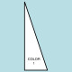 Solid Color Pennant Drape Flag F129