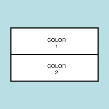 Two Color Horizontal Flag F103