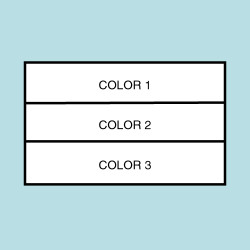 Three Color Horizontal Flag F105