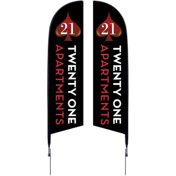 7 Ft. Falcon Flag Double Sided Kit