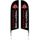 7 Ft. Falcon Flag Double Sided Kit