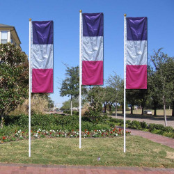 White Giant Flagpole