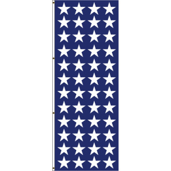 Navy Blue With White Stars Flag