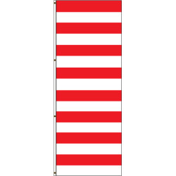 Red and White Stripe Flag