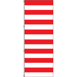 Red and White Stripe Flag