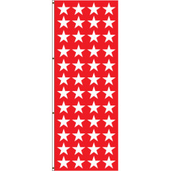 Red with White Stars Flag