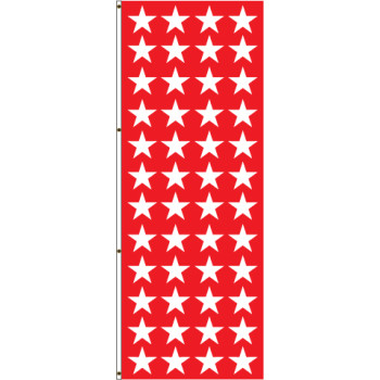 Red with White Stars Flag