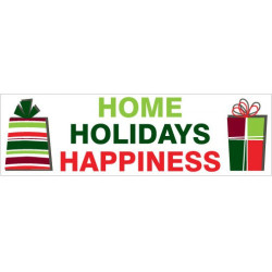 Home Holiday Happiness Banner