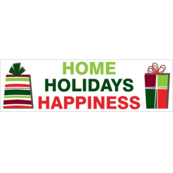 Home Holiday Happiness Banner