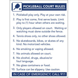 Pickleball Court Rules