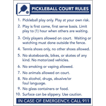 Pickleball Court Rules