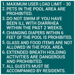 Texas Pool Rules