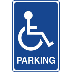 Handicap Symbol Parking Sign