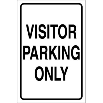 Visitor Parking Only Sign