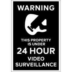 Under Surveillance Sign