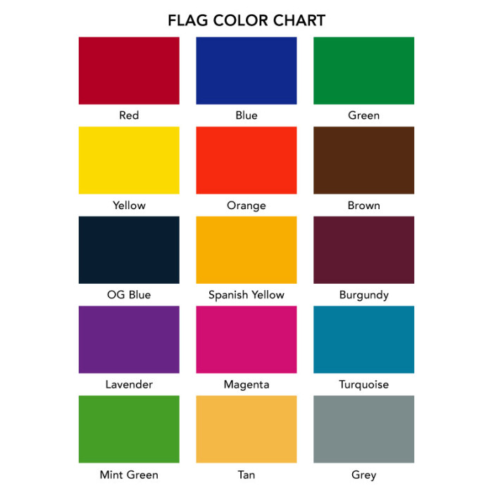 Two Color Vertical Drape Flag F109